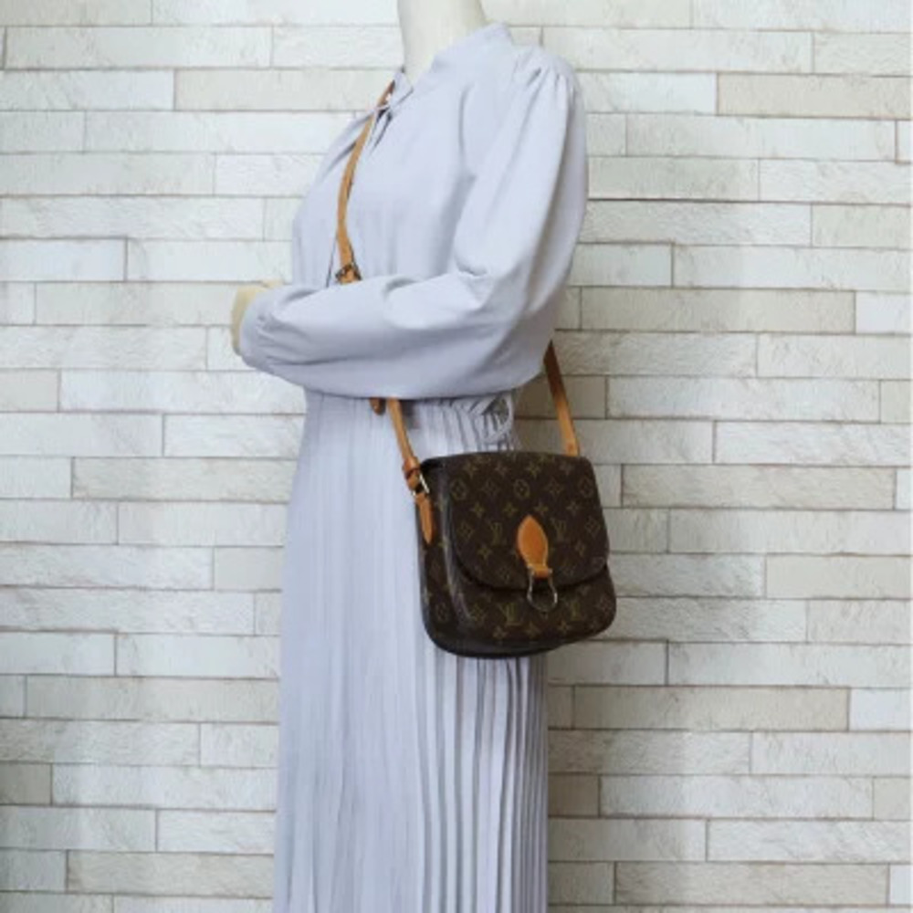 Louis Vuitton Canvas Cloud Saint Brown Shoulder Bag Monogram